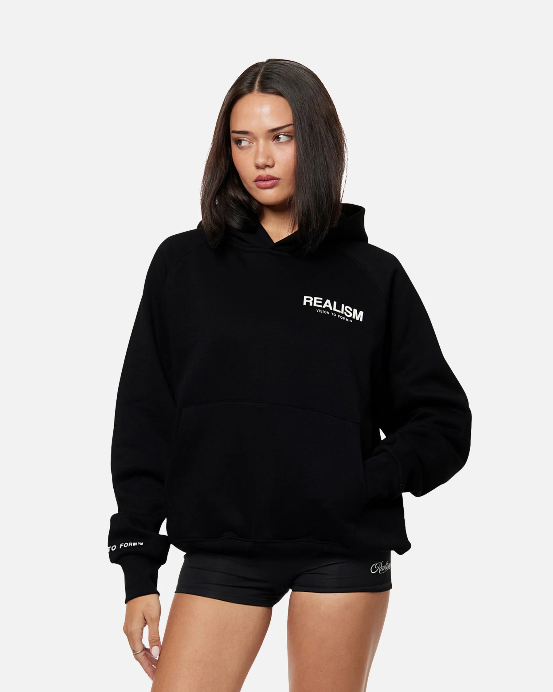 VISION LOGO HOODIE BLACK