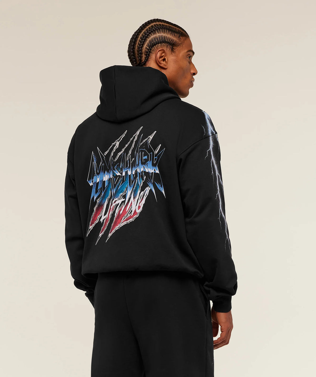 Eagle Band Style Graphic Hoodie